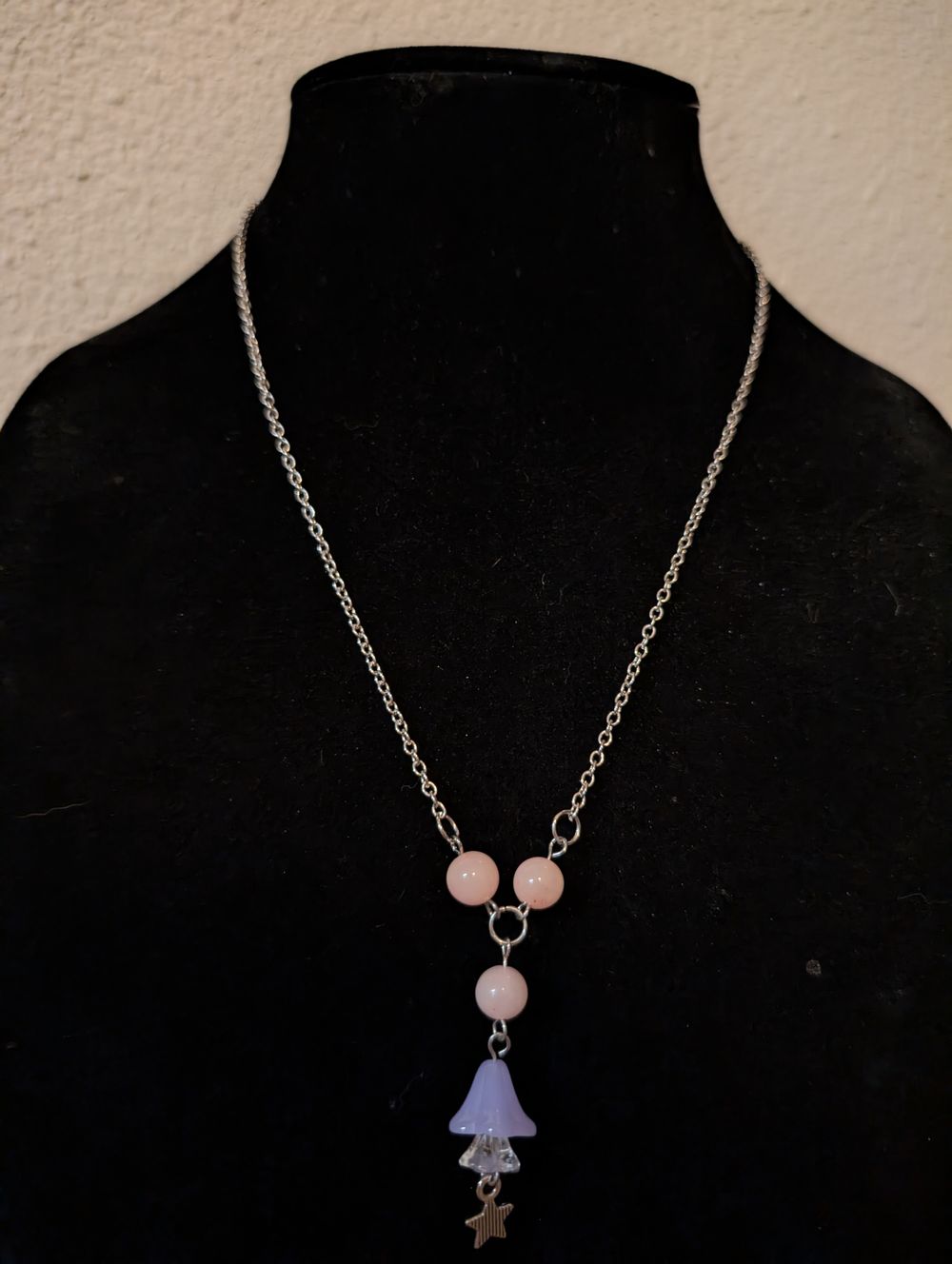 Pastel Flower Stardrop Necklace