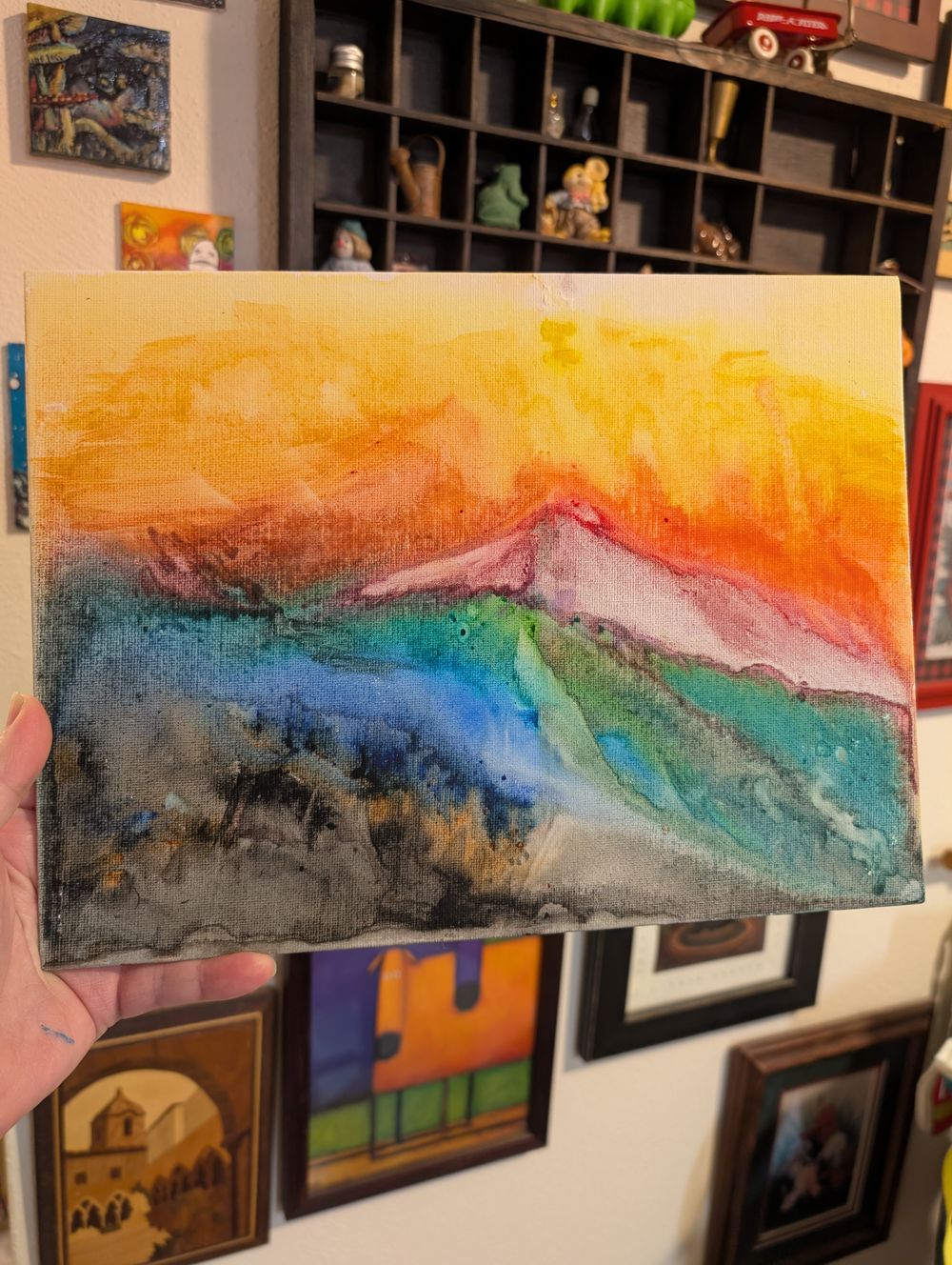 Abstract Mountain Side 