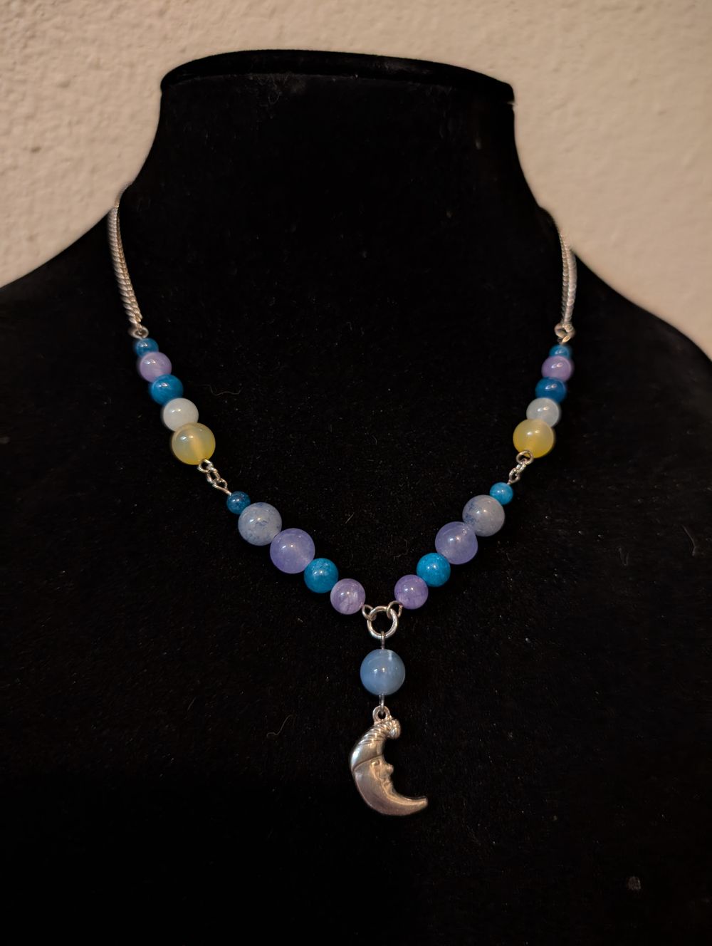 Sleepy Moon Necklace