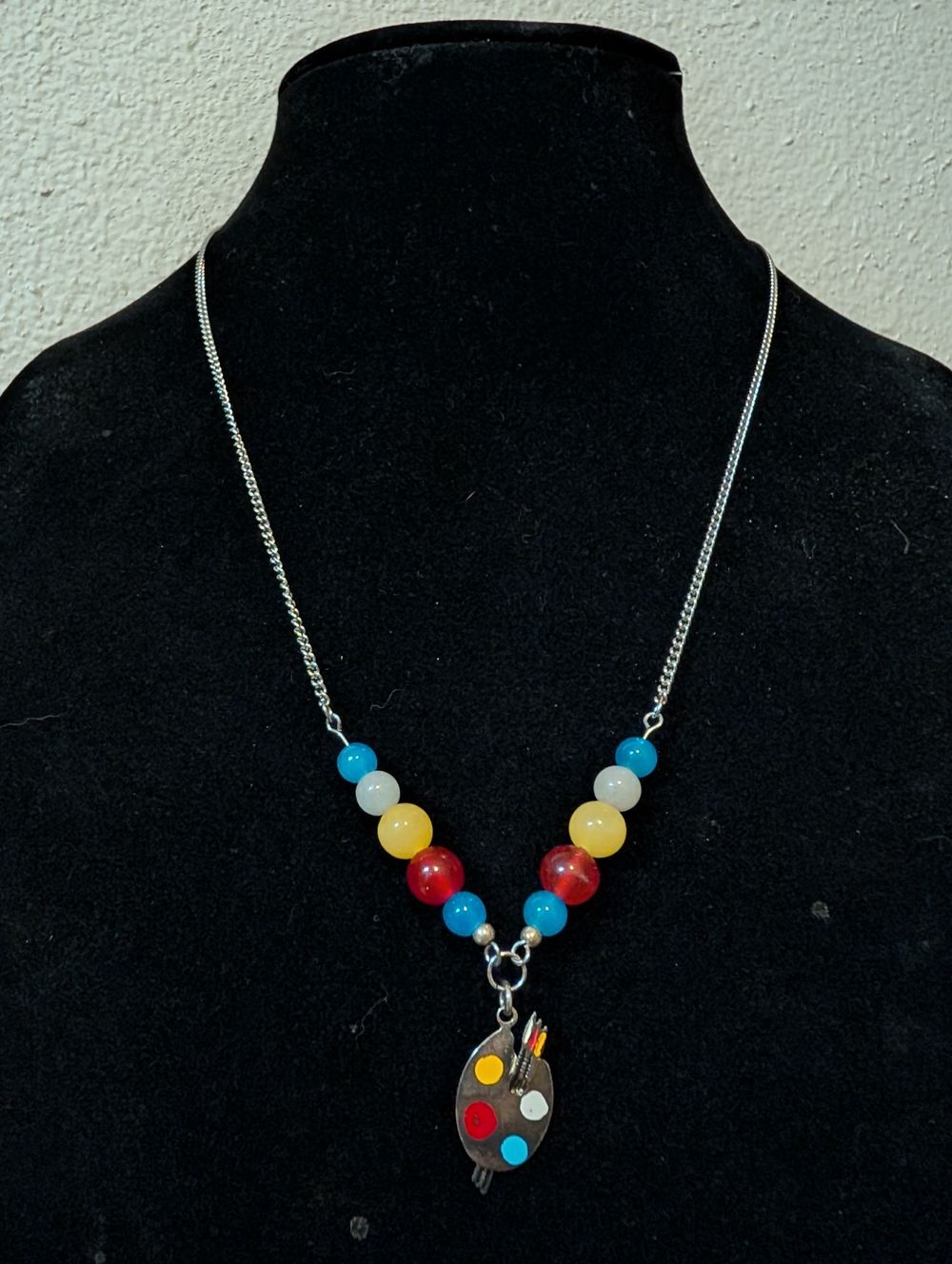 Paint Pallet Necklace