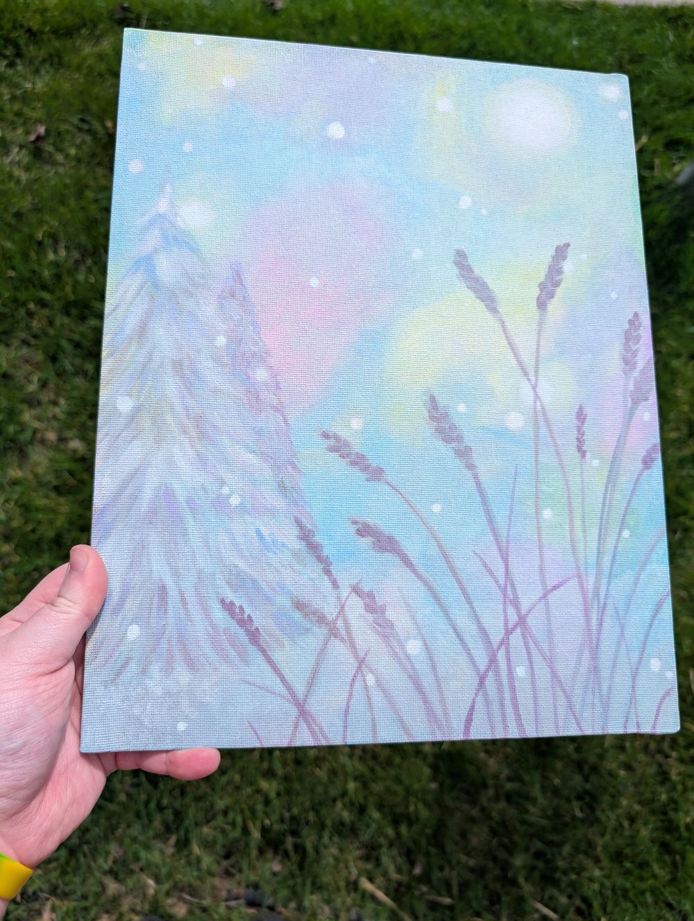 Pastel Winter - original painting