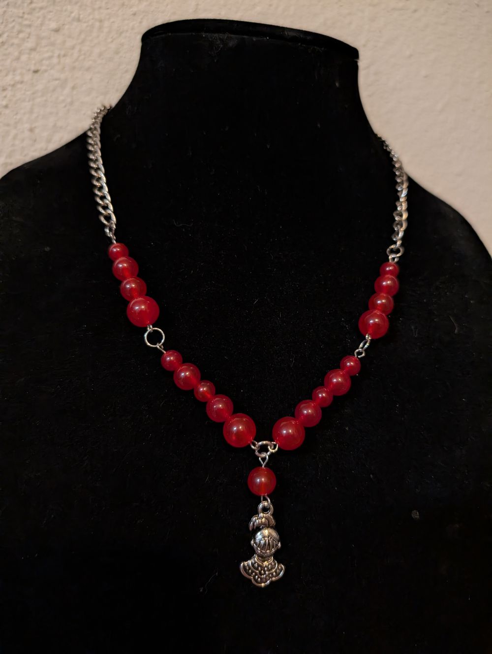 Red Quartz Armour Necklace