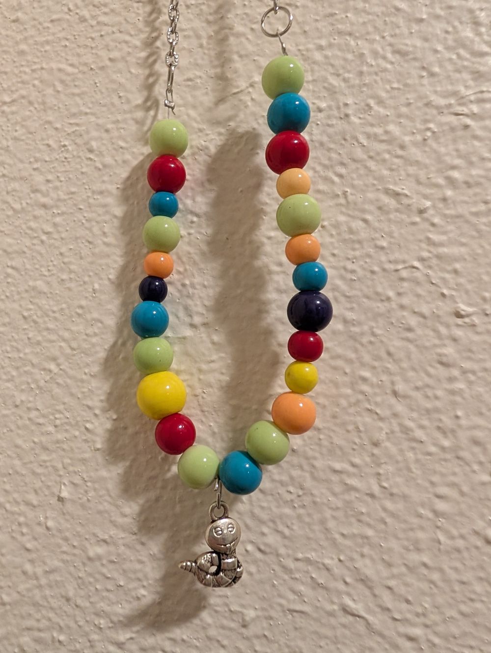 Caterpillar Clown Necklace