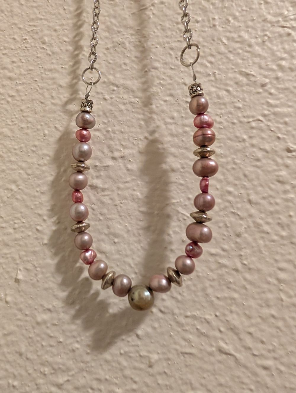 Pink Pearl Necklace
